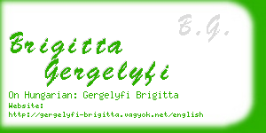 brigitta gergelyfi business card
